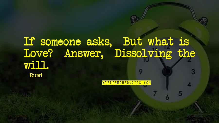 Leuke Feest Quotes By Rumi: If someone asks, But what is Love? Answer,