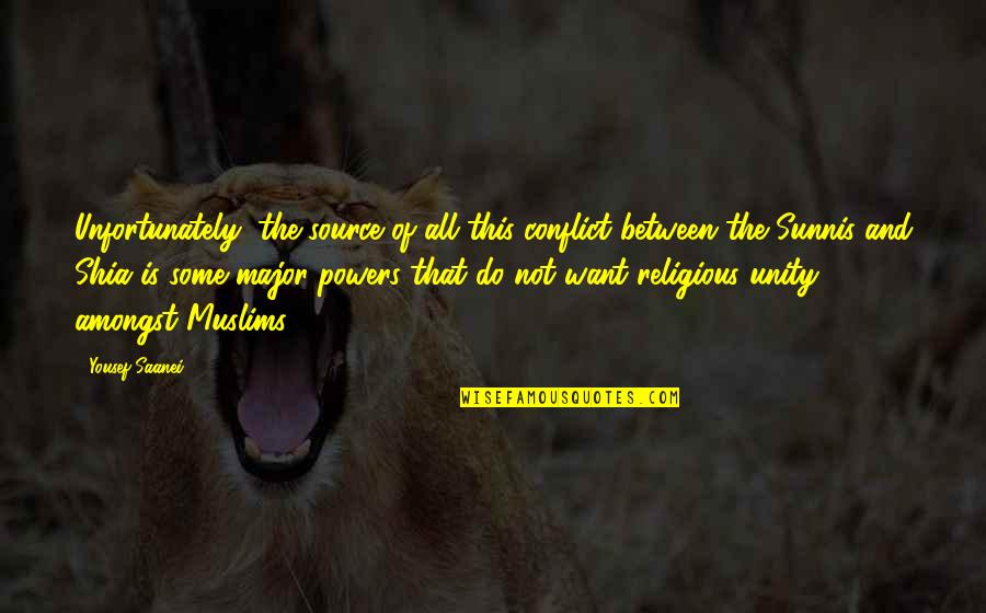 Levi Ackerman Inspirational Quotes By Yousef Saanei: Unfortunately, the source of all this conflict between Levi Ackerman Inspirational Quotes By Yousef Saanei: Unfortunately, the source of all this conflict between