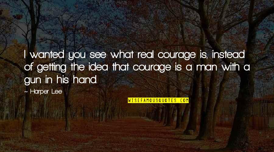 Lexingtons Womens Health Quotes By Harper Lee: I wanted you see what real courage is, Lexingtons Womens Health Quotes By Harper Lee: I wanted you see what real courage is,