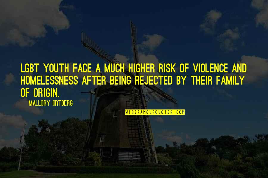 Lgbt Youth Quotes By Mallory Ortberg: LGBT youth face a much higher risk of