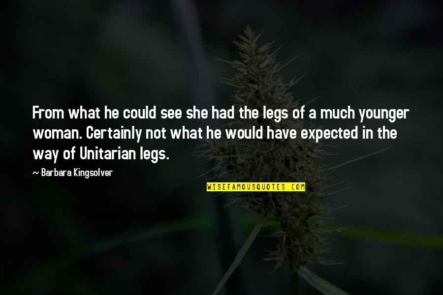 Lhassa Quotes By Barbara Kingsolver: From what he could see she had the