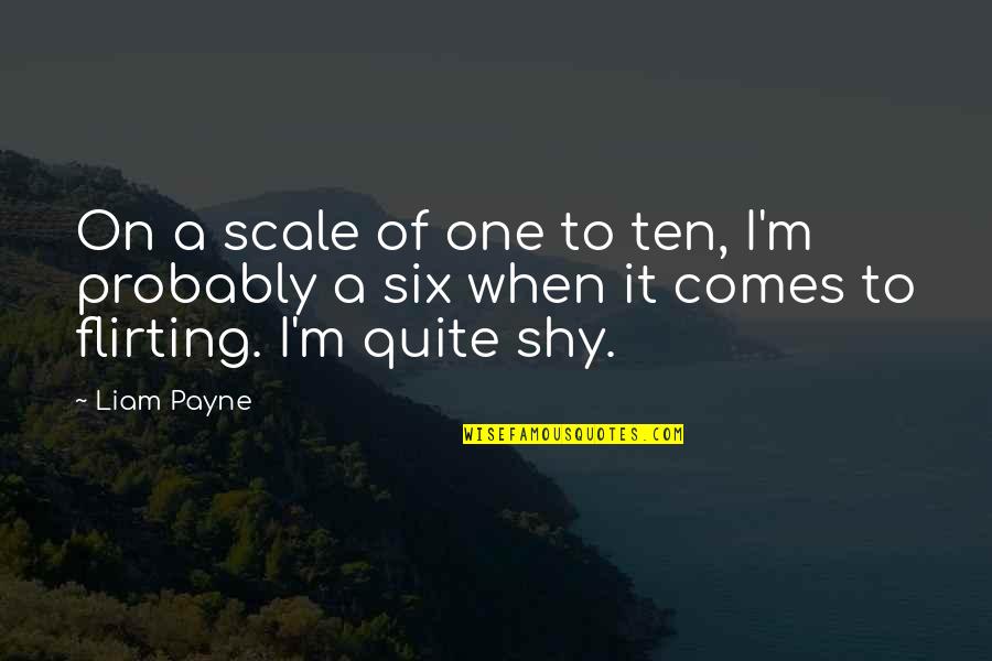 Liam Payne Quotes By Liam Payne: On a scale of one to ten, I'm