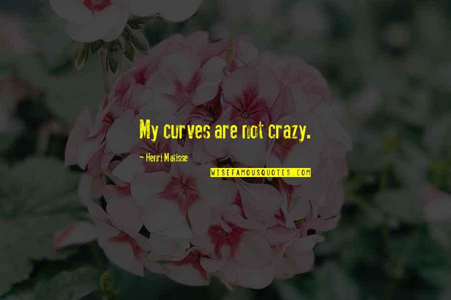 Libaire Leather Quotes By Henri Matisse: My curves are not crazy.