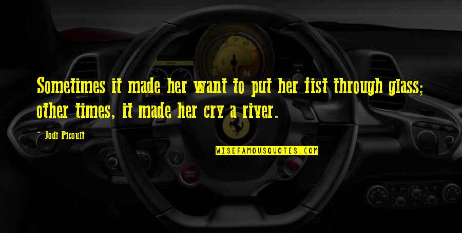 Libba Bray Love Quotes By Jodi Picoult: Sometimes it made her want to put her Libba Bray Love Quotes By Jodi Picoult: Sometimes it made her want to put her
