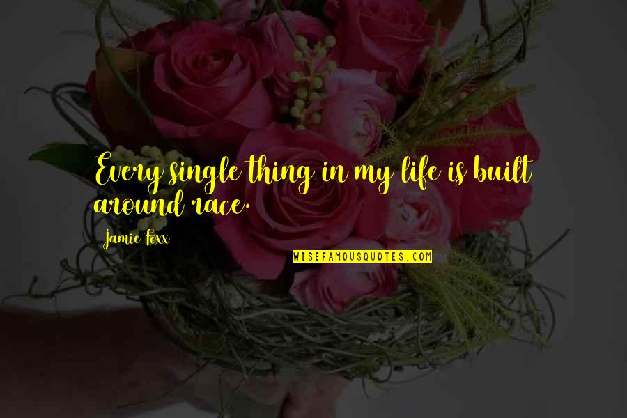 Licensing Product Quotes By Jamie Foxx: Every single thing in my life is built