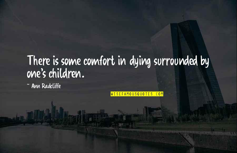 Lickamaid Quotes By Ann Radcliffe: There is some comfort in dying surrounded by Lickamaid Quotes By Ann Radcliffe: There is some comfort in dying surrounded by