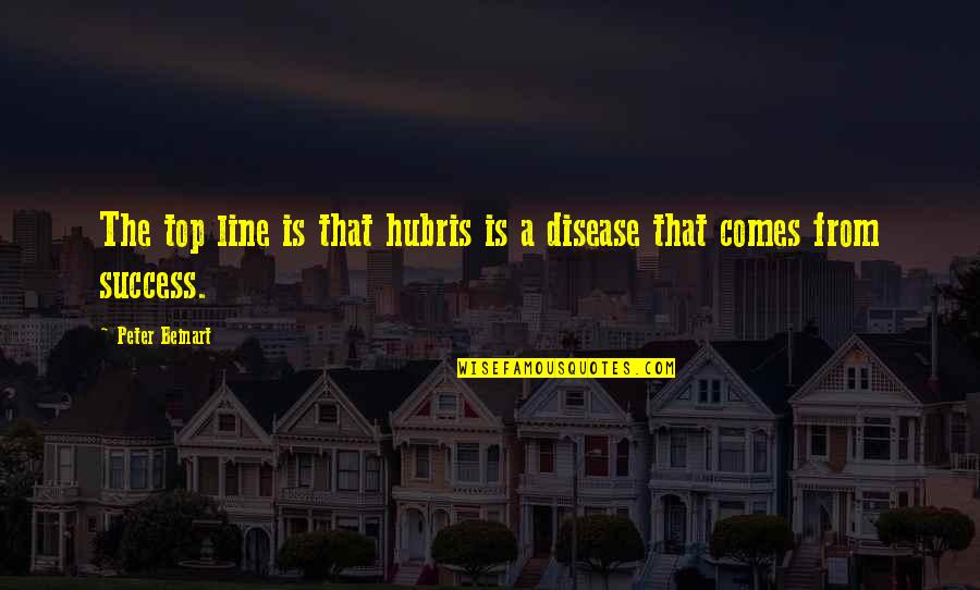 Liefen Pickup Quotes By Peter Beinart: The top line is that hubris is a