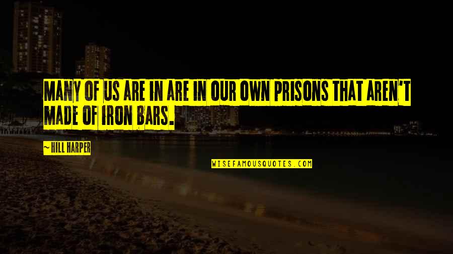 Life 399 Pixels Wide Quotes By Hill Harper: Many of us are in are in our