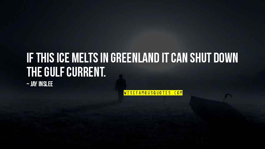 Life Application Quotes By Jay Inslee: If this ice melts in Greenland it can