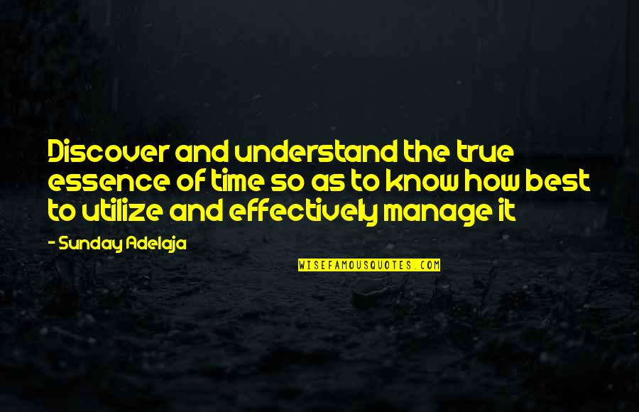 Life Blessing Quotes By Sunday Adelaja: Discover and understand the true essence of time