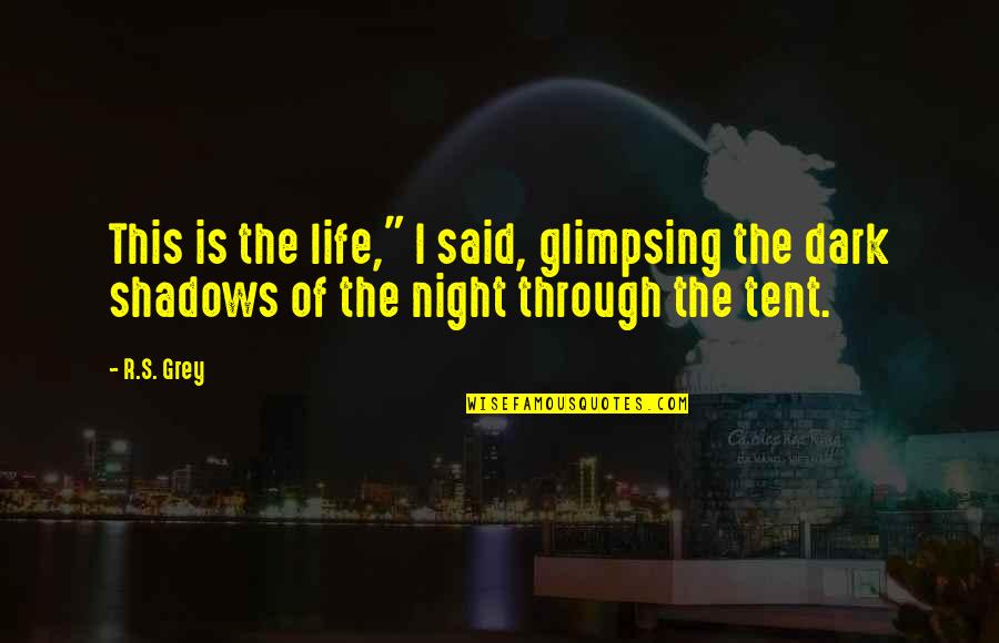 Life Dark Quotes By R.S. Grey: This is the life," I said, glimpsing the