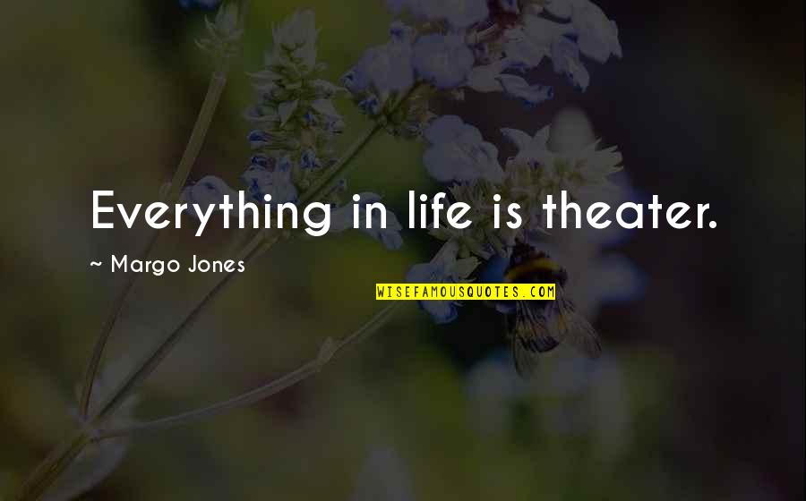 Life Drama Quotes By Margo Jones: Everything in life is theater.