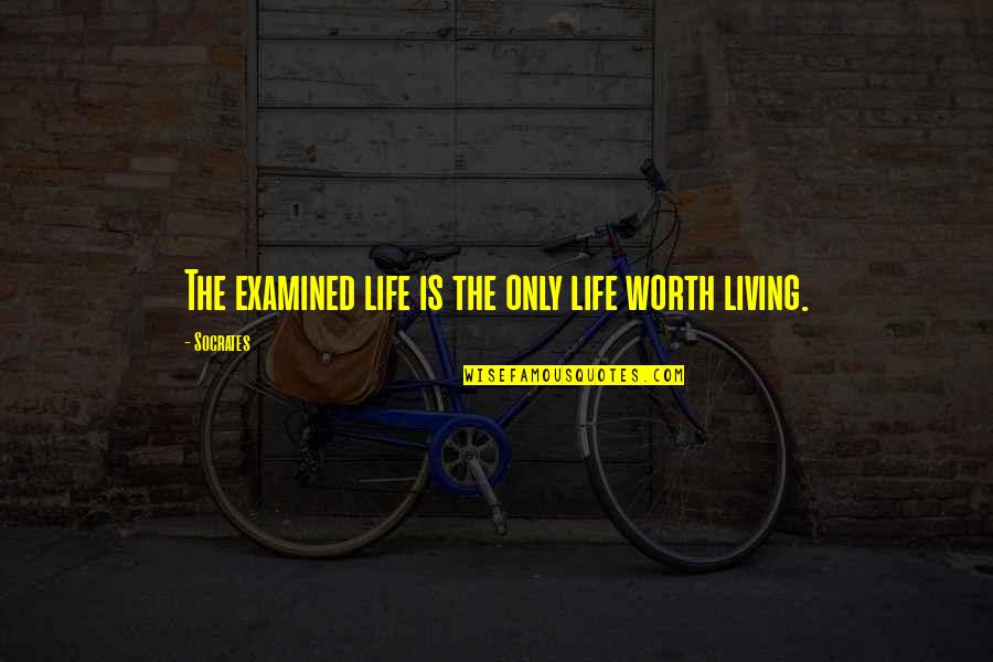 Life Examined Quotes By Socrates: The examined life is the only life worth