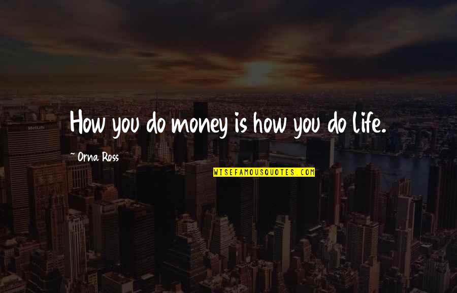 Life Happiness And Money Quotes By Orna Ross: How you do money is how you do