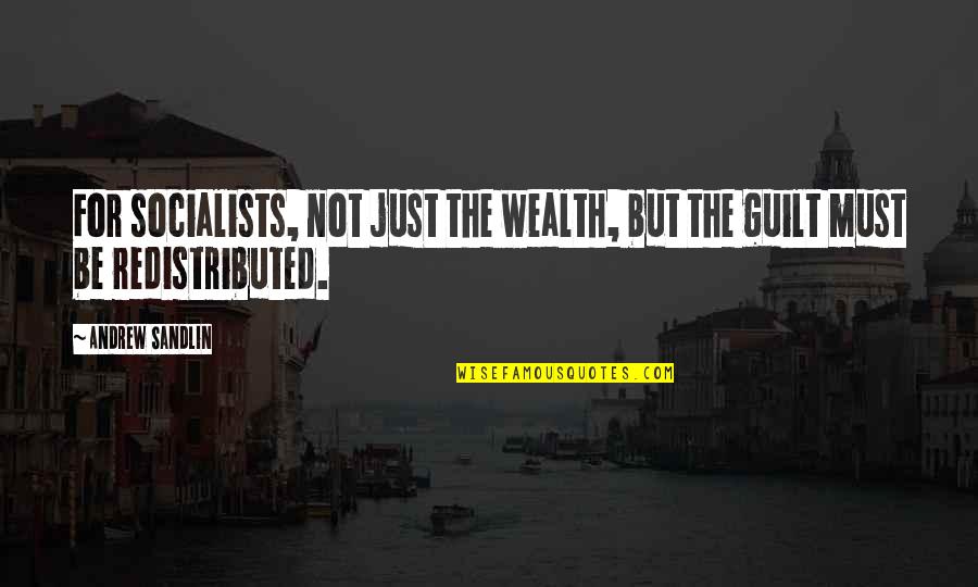 Life Ice Skating Quotes By Andrew Sandlin: For socialists, not just the wealth, but the