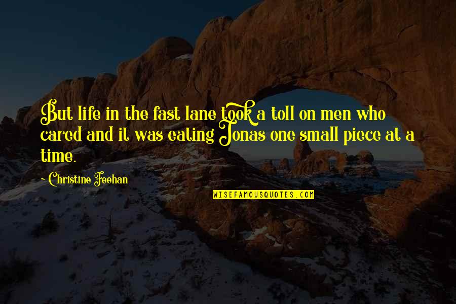 Life In The Fast Lane Quotes By Christine Feehan: But life in the fast lane took a Life In The Fast Lane Quotes By Christine Feehan: But life in the fast lane took a