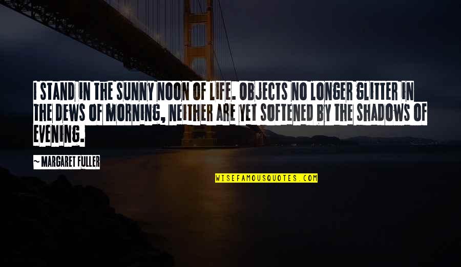 Life In The Morning Quotes By Margaret Fuller: I stand in the sunny noon of life.