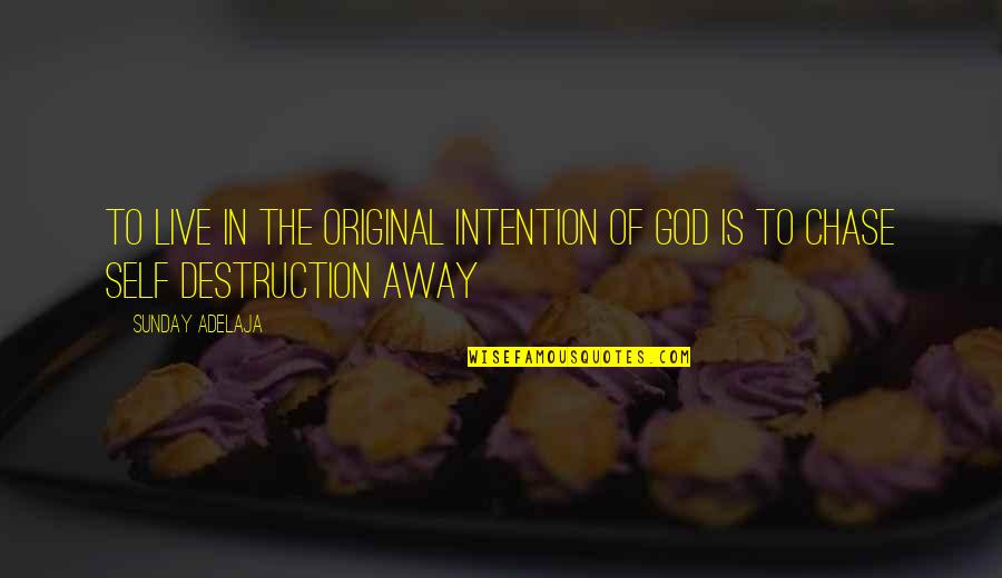 Life Is Like A Blurry Quotes By Sunday Adelaja: To Live In The Original Intention Of God