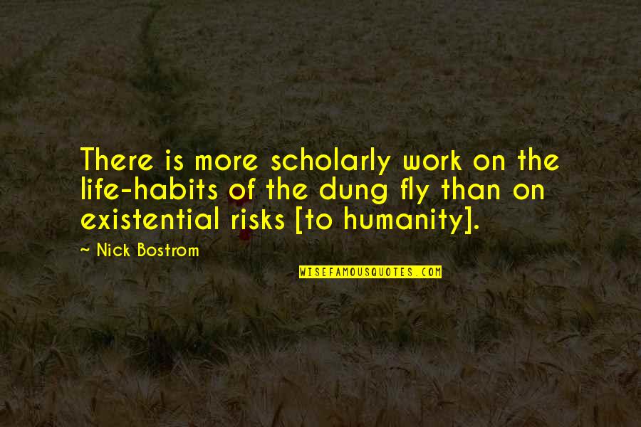 Life Is More Than Work Quotes By Nick Bostrom: There is more scholarly work on the life-habits