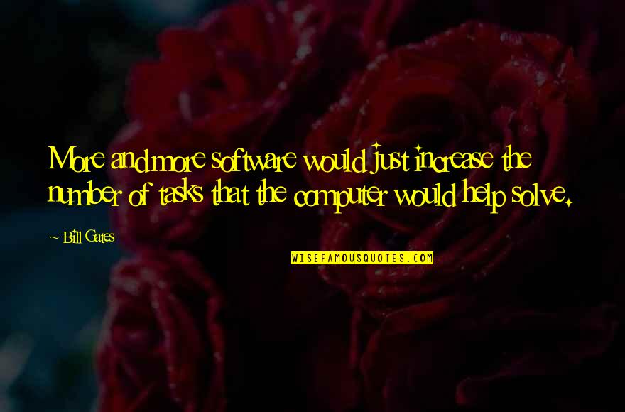 Life Is Short Choose Happiness Quotes By Bill Gates: More and more software would just increase the