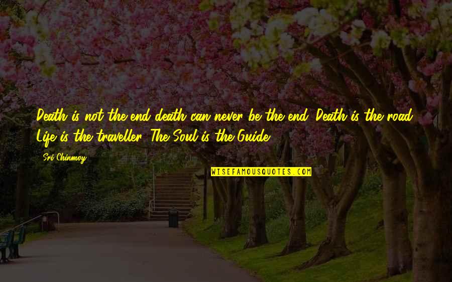 Life Never End Quotes By Sri Chinmoy: Death is not the end death can never