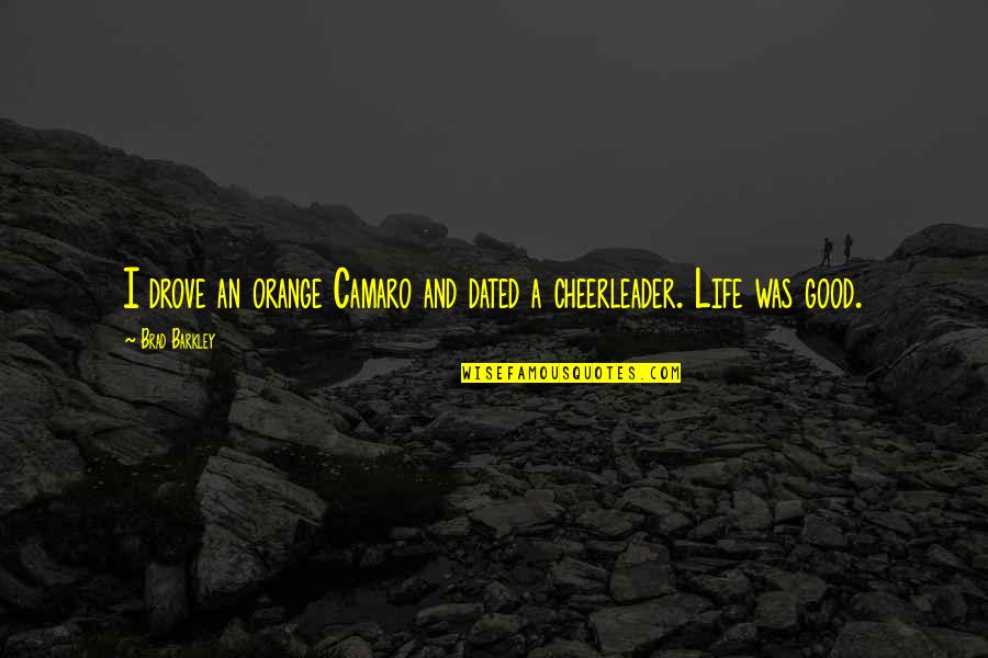 Life Orange Quotes By Brad Barkley: I drove an orange Camaro and dated a