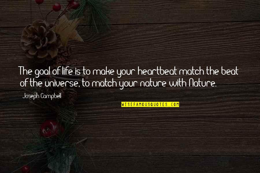 Life S Journey Quotes By Joseph Campbell: The goal of life is to make your Life S Journey Quotes By Joseph Campbell: The goal of life is to make your