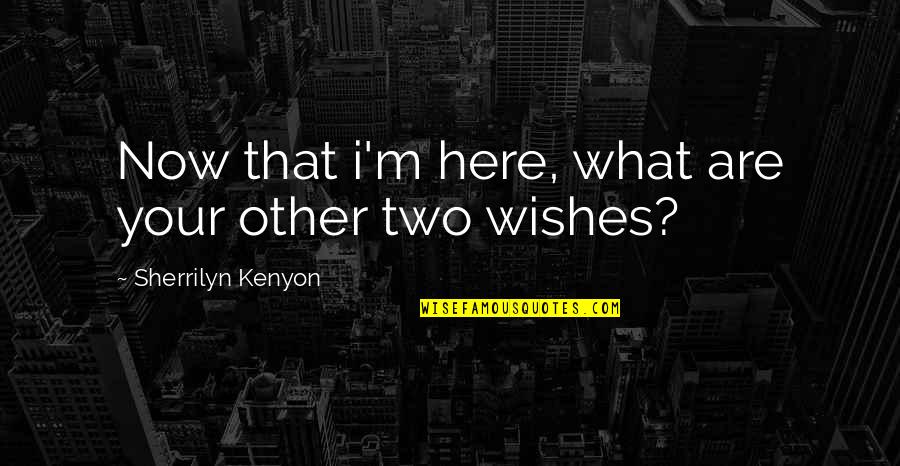 Life Seems Pointless Quotes By Sherrilyn Kenyon: Now that i'm here, what are your other