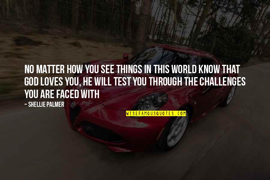 Life Will Test You Quotes By Shellie Palmer: No matter how you see things in this