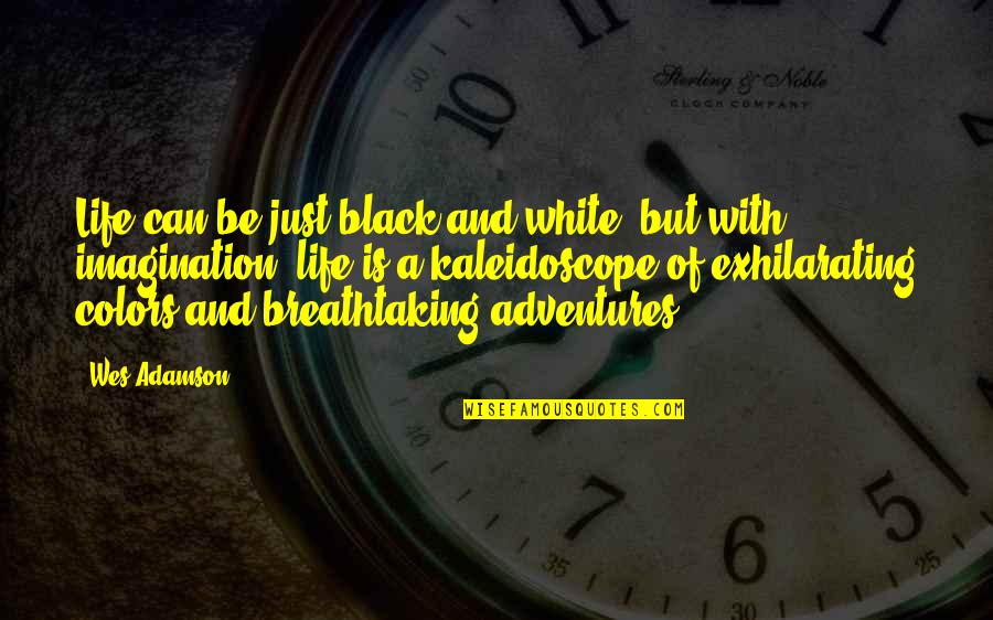 Life Without Imagination Quotes By Wes Adamson: Life can be just black and white, but