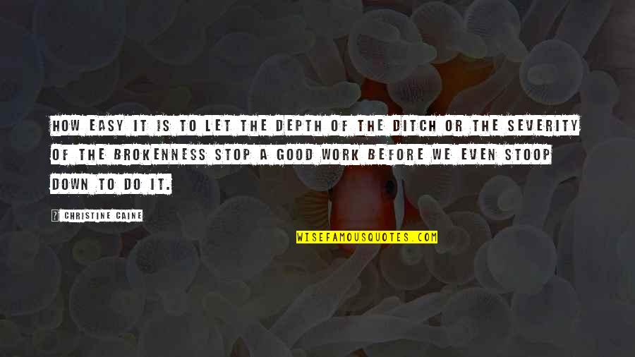 Light Art Installation Quotes By Christine Caine: How easy it is to let the depth Light Art Installation Quotes By Christine Caine: How easy it is to let the depth