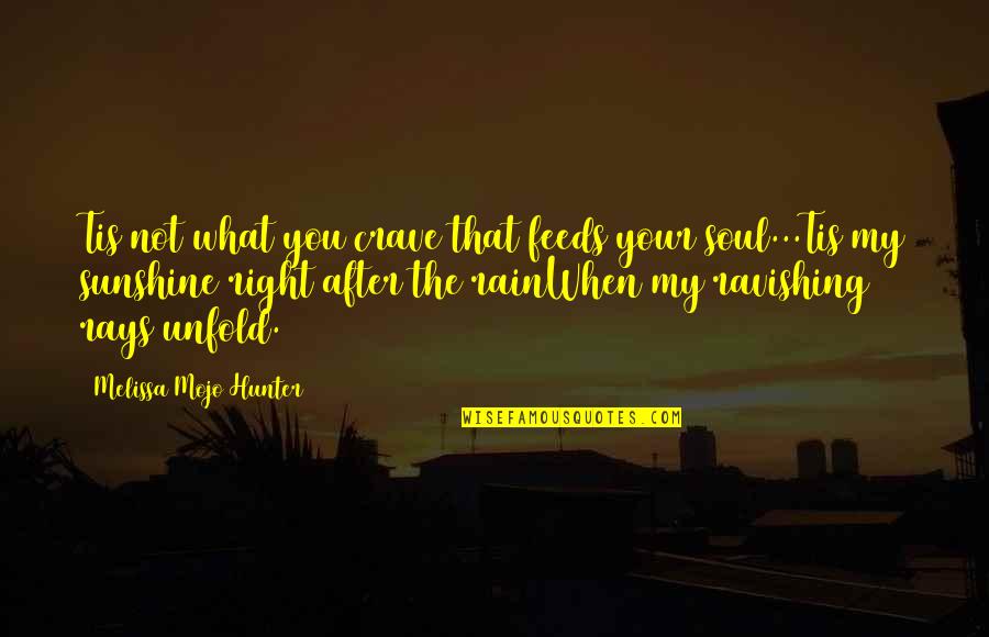 Light Of Your Soul Quotes By Melissa Mojo Hunter: Tis not what you crave that feeds your Light Of Your Soul Quotes By Melissa Mojo Hunter: Tis not what you crave that feeds your