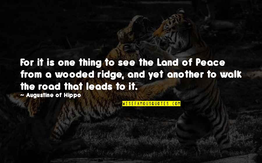 Light On The Road Quotes By Augustine Of Hippo: For it is one thing to see the Light On The Road Quotes By Augustine Of Hippo: For it is one thing to see the