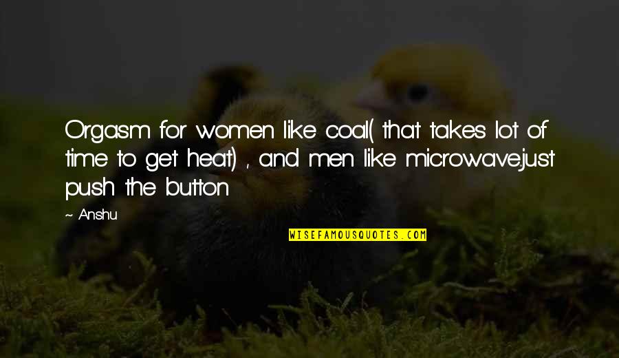 Like Button Quotes By Anshu: Orgasm for women like coal( that takes lot