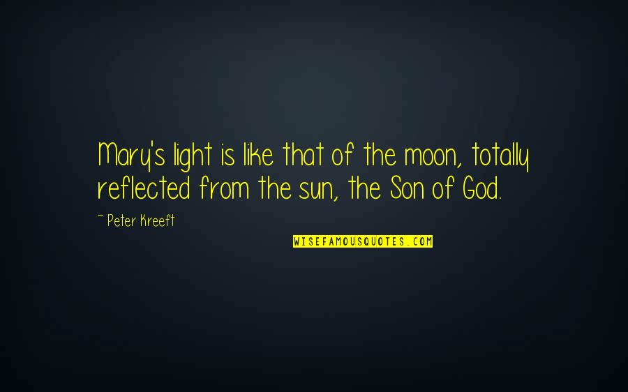 Like Totally Quotes By Peter Kreeft: Mary's light is like that of the moon, Like Totally Quotes By Peter Kreeft: Mary's light is like that of the moon,