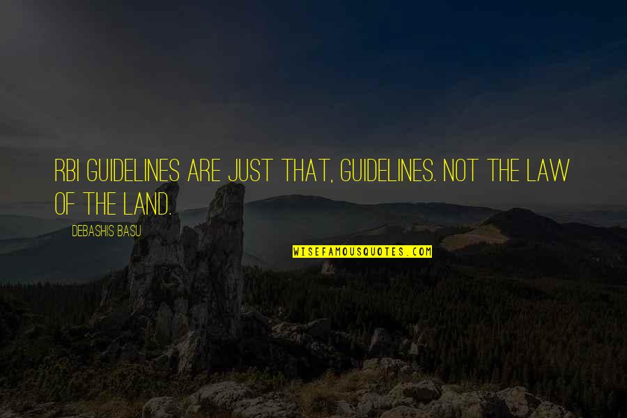 Lil Hal Homestuck Quotes By Debashis Basu: RBI guidelines are just that, guidelines. Not the
