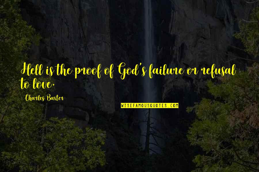 Liltlessness Quotes By Charles Baxter: Hell is the proof of God's failure or