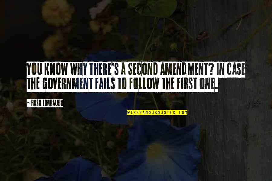 Limbaugh Quotes By Rush Limbaugh: You know why there's a Second Amendment? In