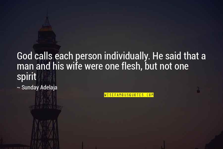 Limpers Quotes By Sunday Adelaja: God calls each person individually. He said that Limpers Quotes By Sunday Adelaja: God calls each person individually. He said that