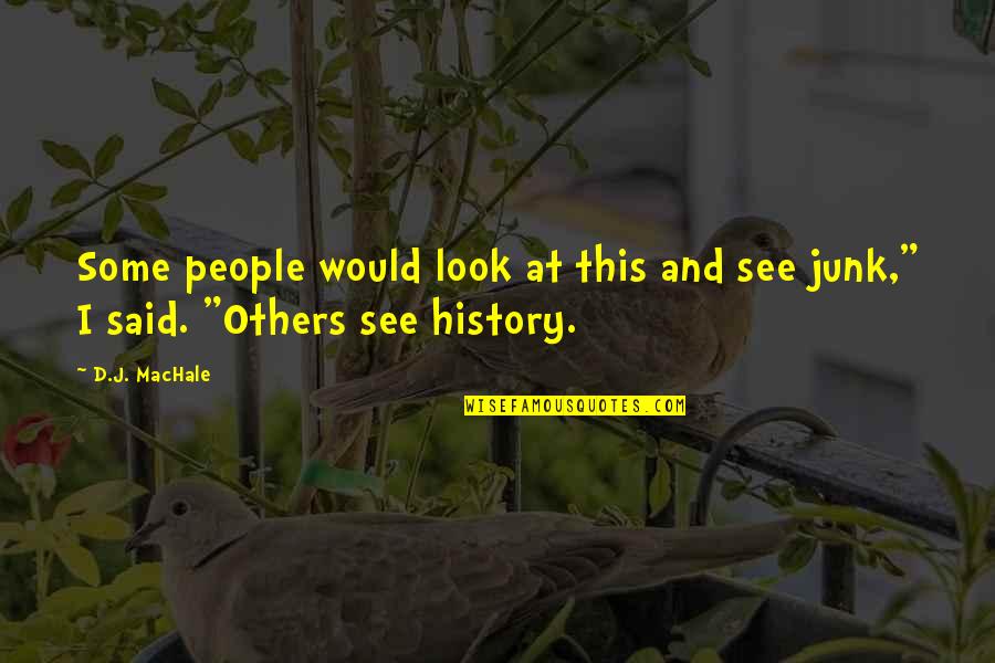 Lindas Flores Quotes By D.J. MacHale: Some people would look at this and see