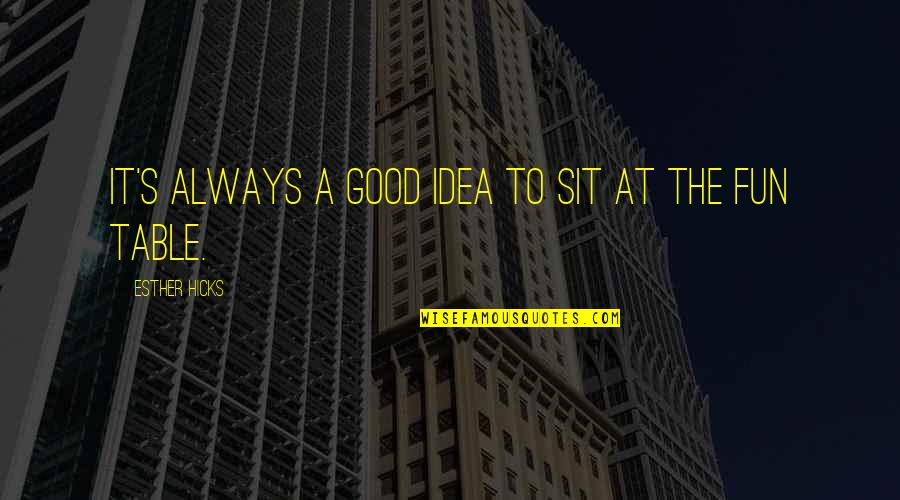 Lindmark 34 Quotes By Esther Hicks: It's always a good idea to sit at Lindmark 34 Quotes By Esther Hicks: It's always a good idea to sit at