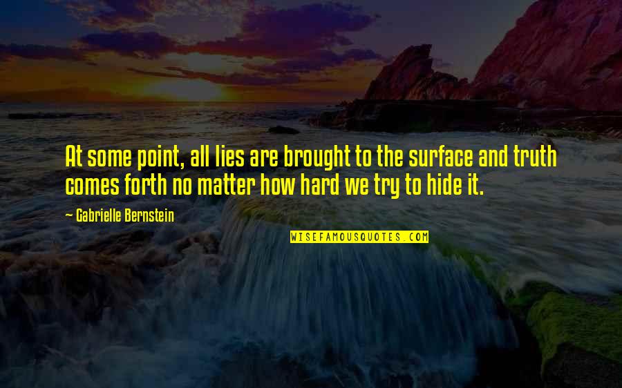 Linkgenie Quotes By Gabrielle Bernstein: At some point, all lies are brought to Linkgenie Quotes By Gabrielle Bernstein: At some point, all lies are brought to