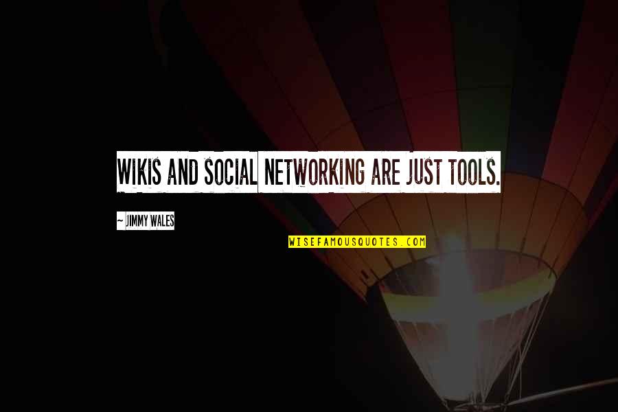 Linux Script Nested Quotes By Jimmy Wales: Wikis and social networking are just tools.