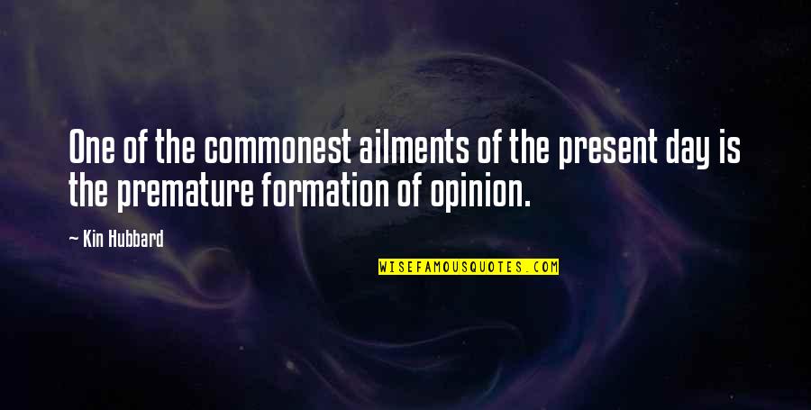 Lion Guard Kion Quotes By Kin Hubbard: One of the commonest ailments of the present Lion Guard Kion Quotes By Kin Hubbard: One of the commonest ailments of the present