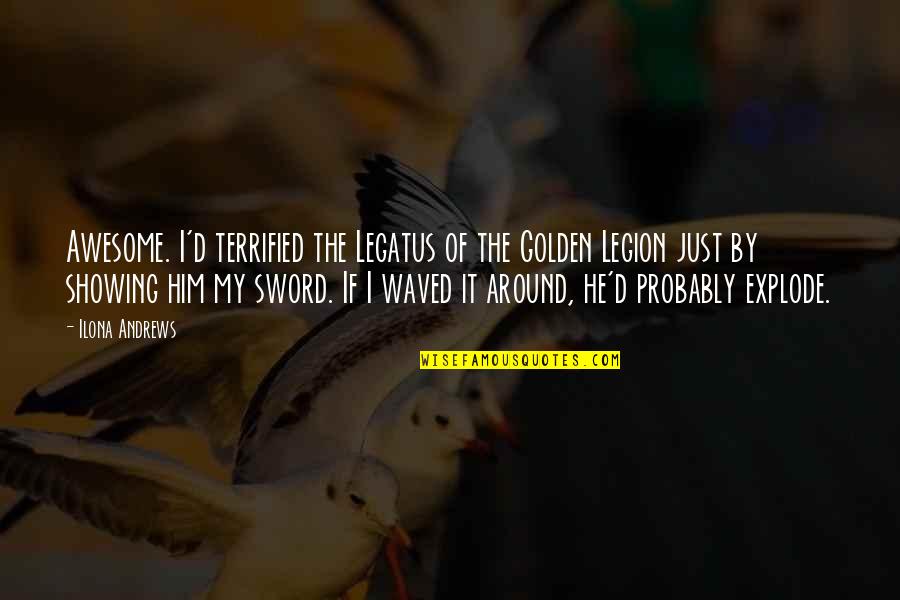 Lion Paw Drawing Quotes By Ilona Andrews: Awesome. I'd terrified the Legatus of the Golden Lion Paw Drawing Quotes By Ilona Andrews: Awesome. I'd terrified the Legatus of the Golden