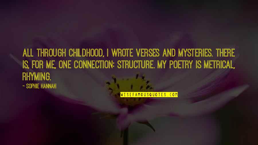 Lionilli Quotes By Sophie Hannah: All through childhood, I wrote verses and mysteries. Lionilli Quotes By Sophie Hannah: All through childhood, I wrote verses and mysteries.