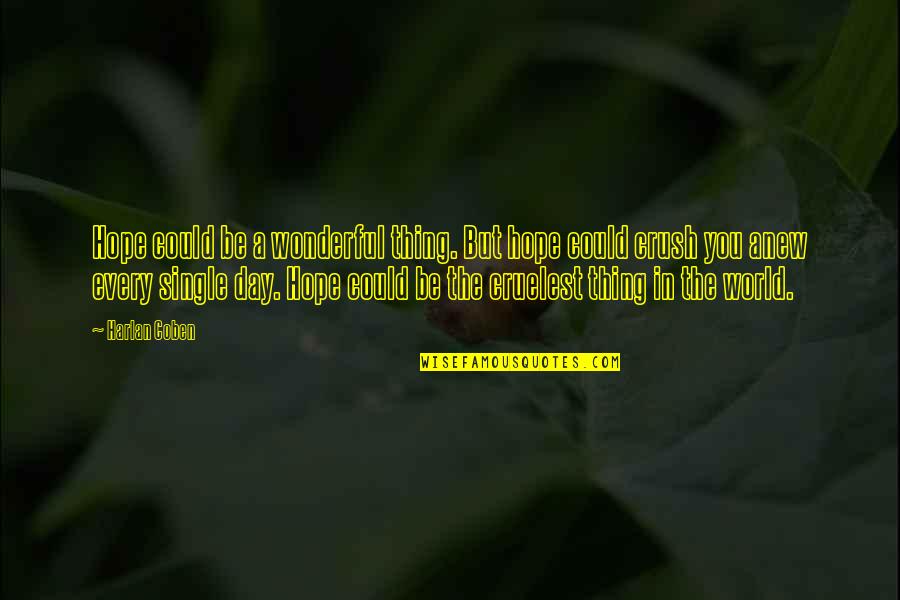 Lipogenesis Slideshare Quotes By Harlan Coben: Hope could be a wonderful thing. But hope Lipogenesis Slideshare Quotes By Harlan Coben: Hope could be a wonderful thing. But hope