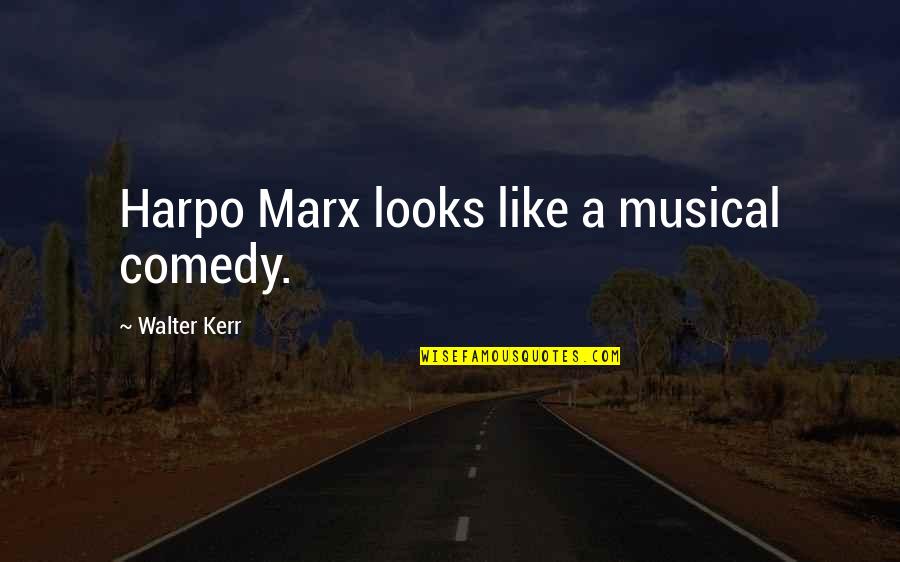 Liquor Ban Quotes By Walter Kerr: Harpo Marx looks like a musical comedy. Liquor Ban Quotes By Walter Kerr: Harpo Marx looks like a musical comedy.