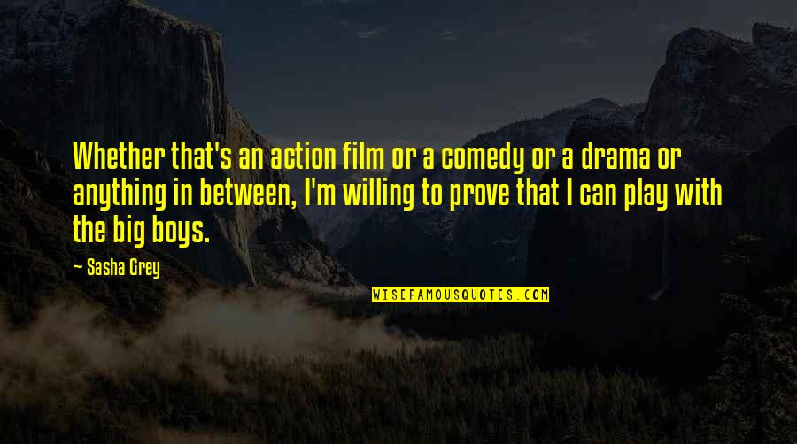 Listservs For History Quotes By Sasha Grey: Whether that's an action film or a comedy