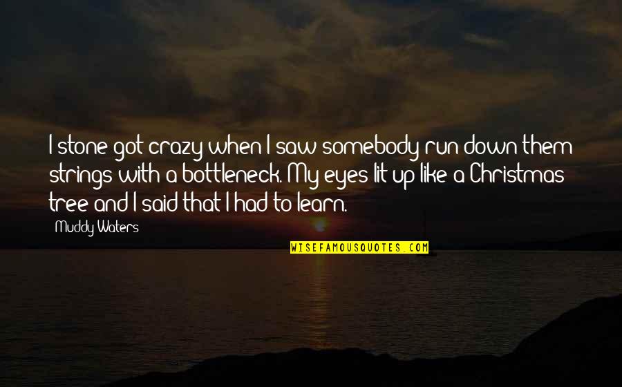 Lit Quotes By Muddy Waters: I stone got crazy when I saw somebody